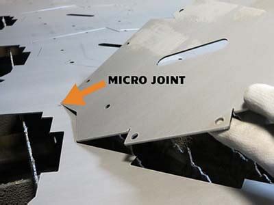 laser cut sheet metal remnants|micro joints for laser cutting.